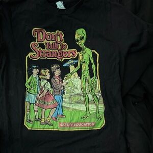 Bella Canvas Black Graphic Tee with Alien Design